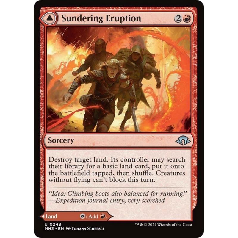 Sundering Eruption // Volcanic Fissure [Modern Horizons 3]