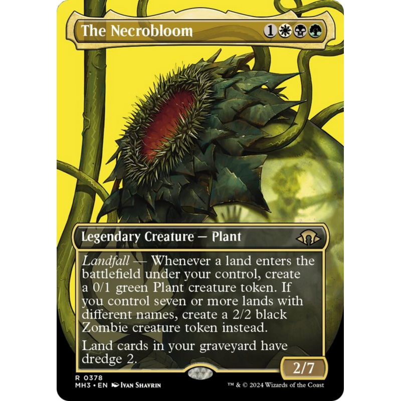 The Necrobloom (Borderless) [Modern Horizons 3]