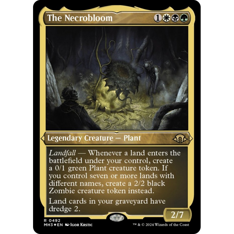 The Necrobloom (Foil Etched) [Modern Horizons 3]