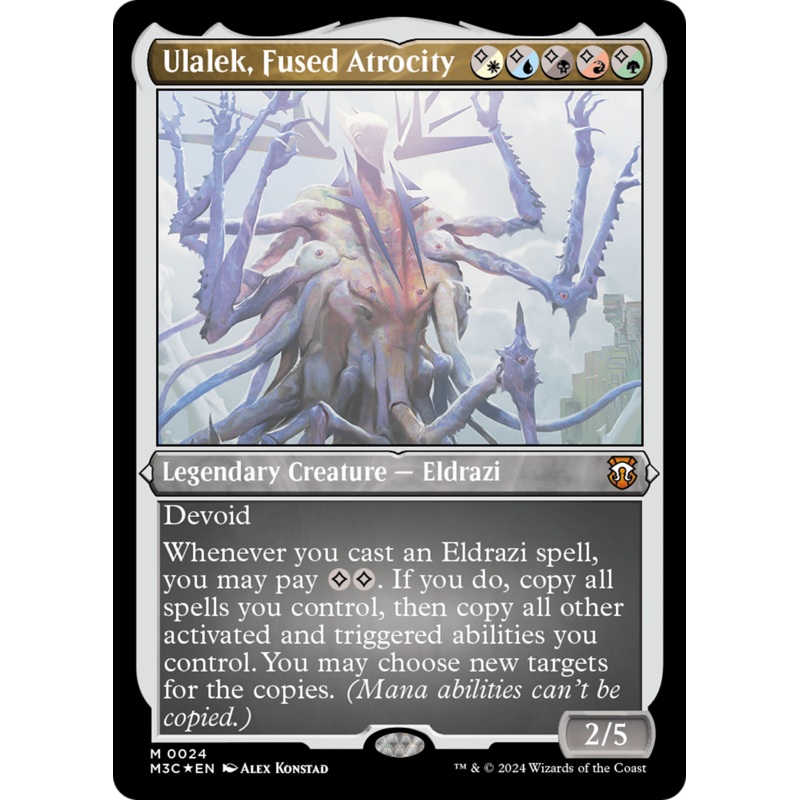 Ulalek, Fused Atrocity (Foil Etched) [Modern Horizons 3 Commander]