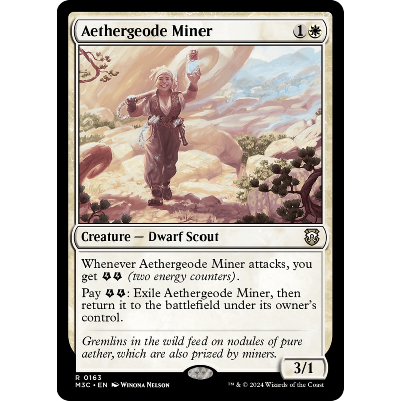 Aethergeode Miner [Modern Horizons 3 Commander]
