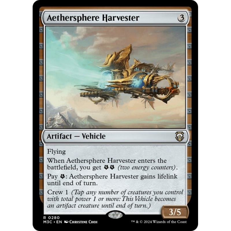 Aethersphere Harvester [Modern Horizons 3 Commander]
