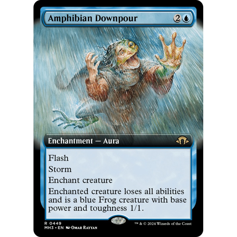Amphibian Downpour (Extended Art) [Modern Horizons 3]