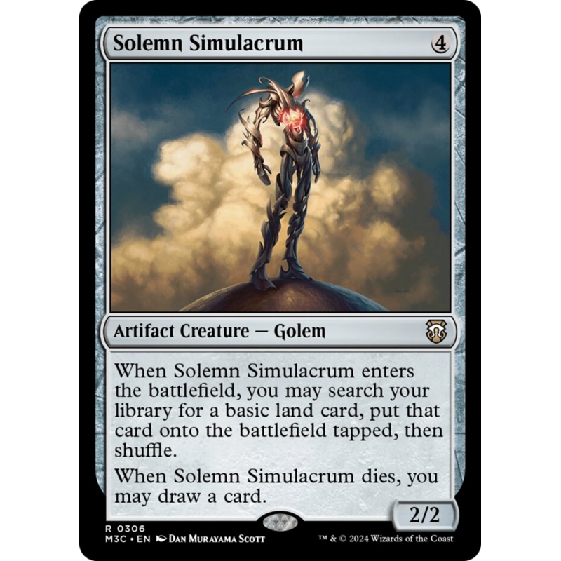 Solemn Simulacrum [Modern Horizons 3 Commander]