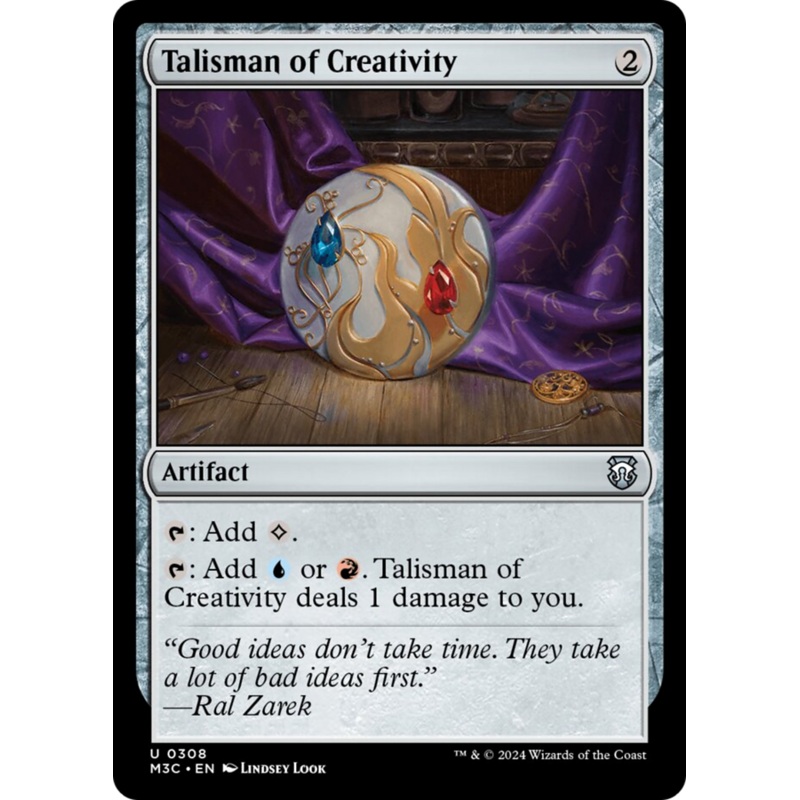 Talisman of Creativity [Modern Horizons 3 Commander]