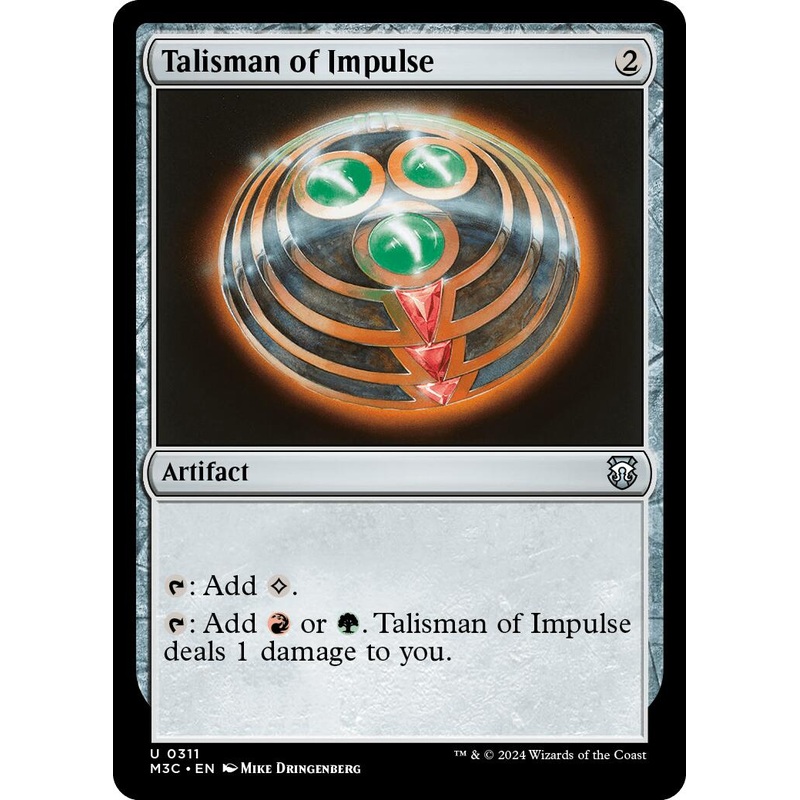 Talisman of Impulse [Modern Horizons 3 Commander]
