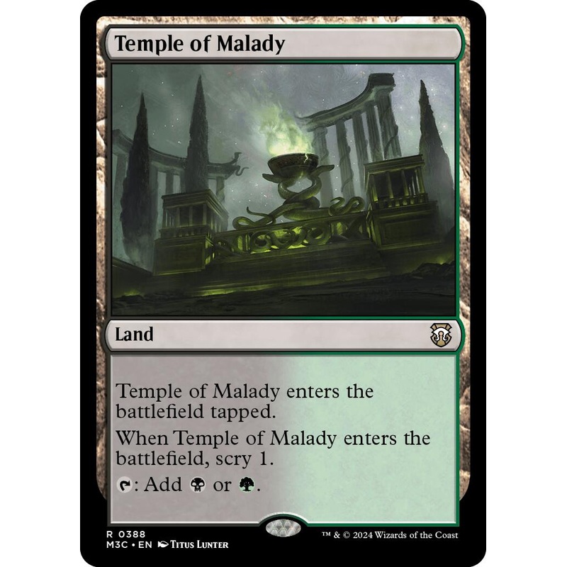Temple of Malady [Modern Horizons 3 Commander]