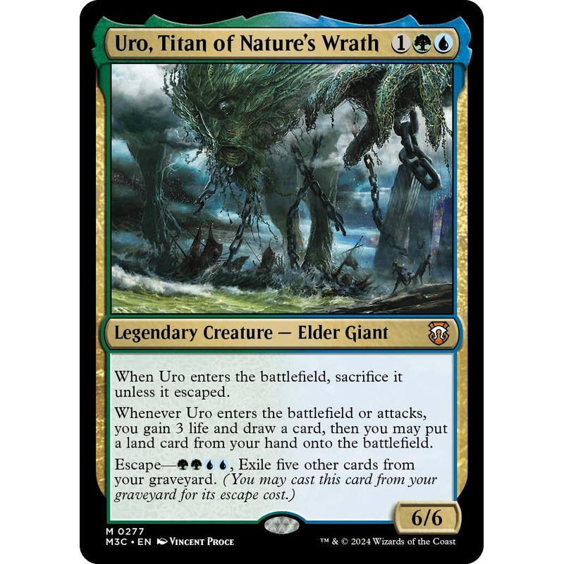 Uro, Titan of Nature's Wrath [Modern Horizons 3 Commander]
