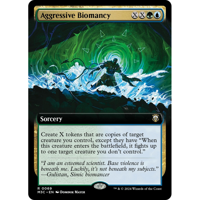 Aggressive Biomancy (Extended Art) [Modern Horizons 3 Commander]