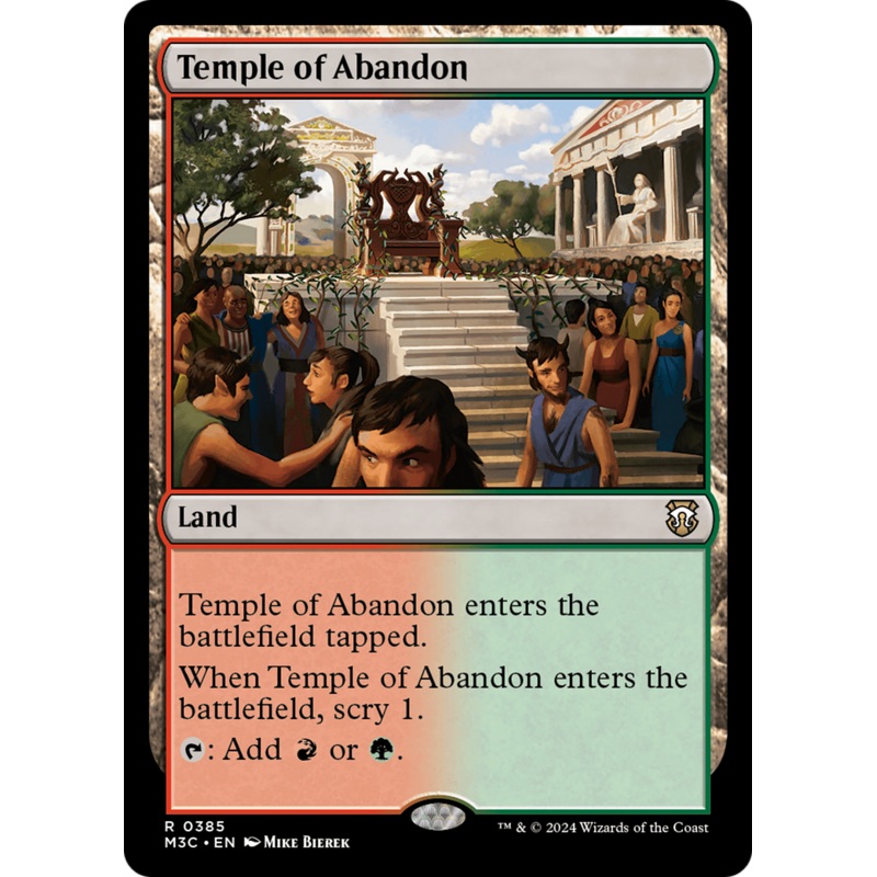 Temple of Abandon [Modern Horizons 3 Commander]