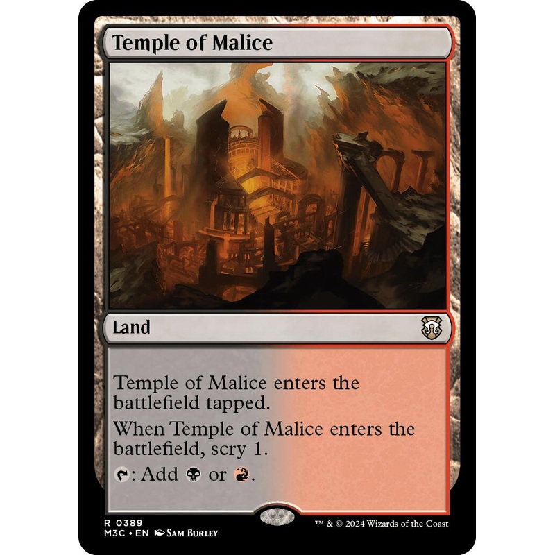 Temple of Malice [Modern Horizons 3 Commander]
