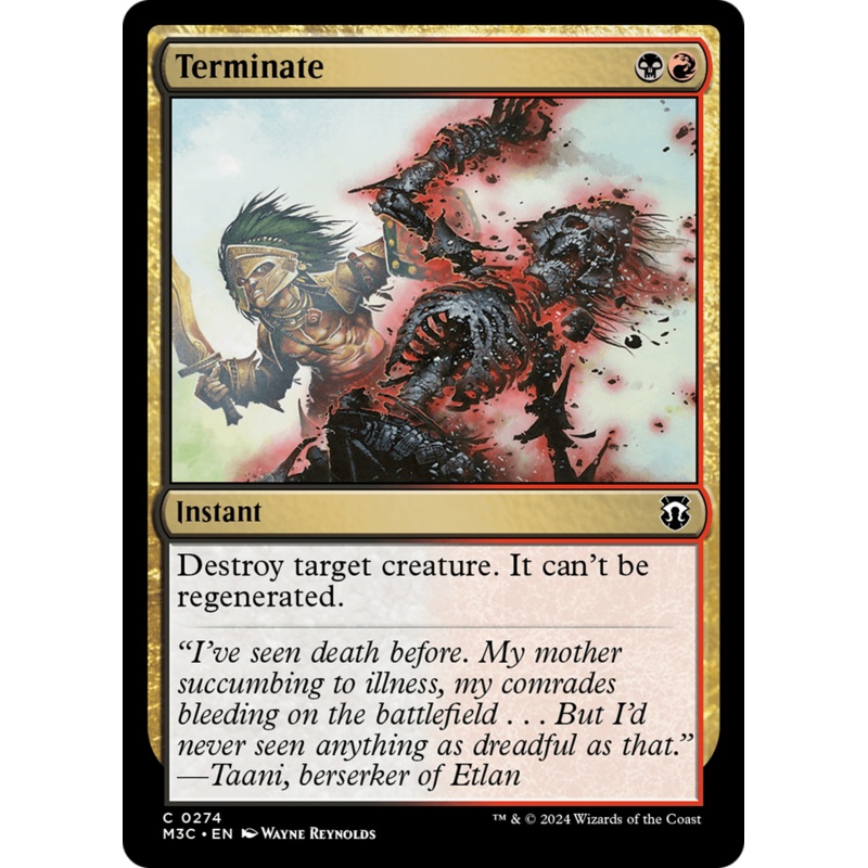 Terminate [Modern Horizons 3 Commander]
