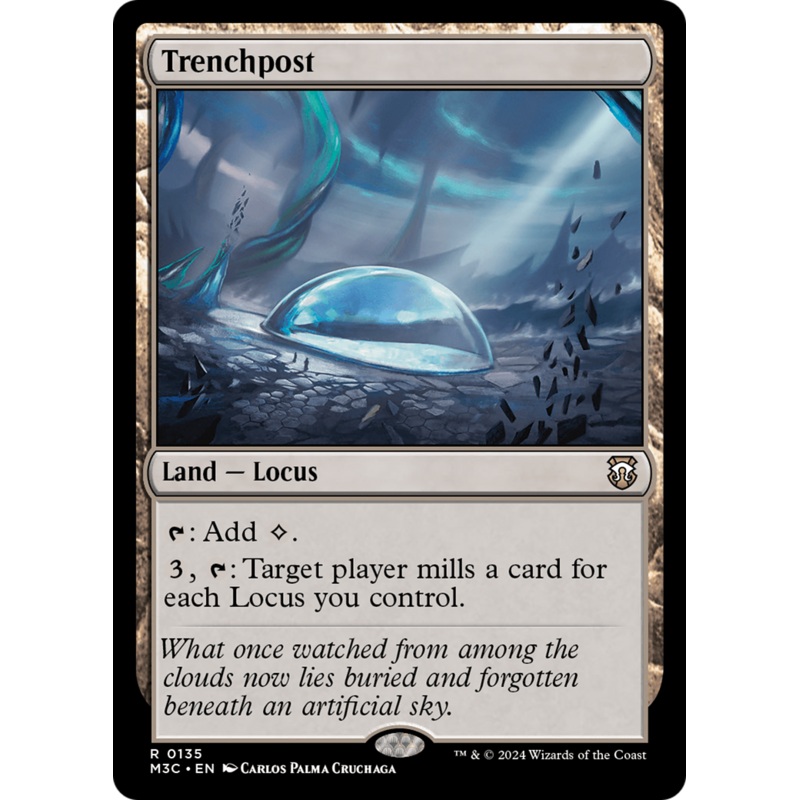 Trenchpost (Extended Art) (Ripple Foil) [Modern Horizons 3 Commander]
