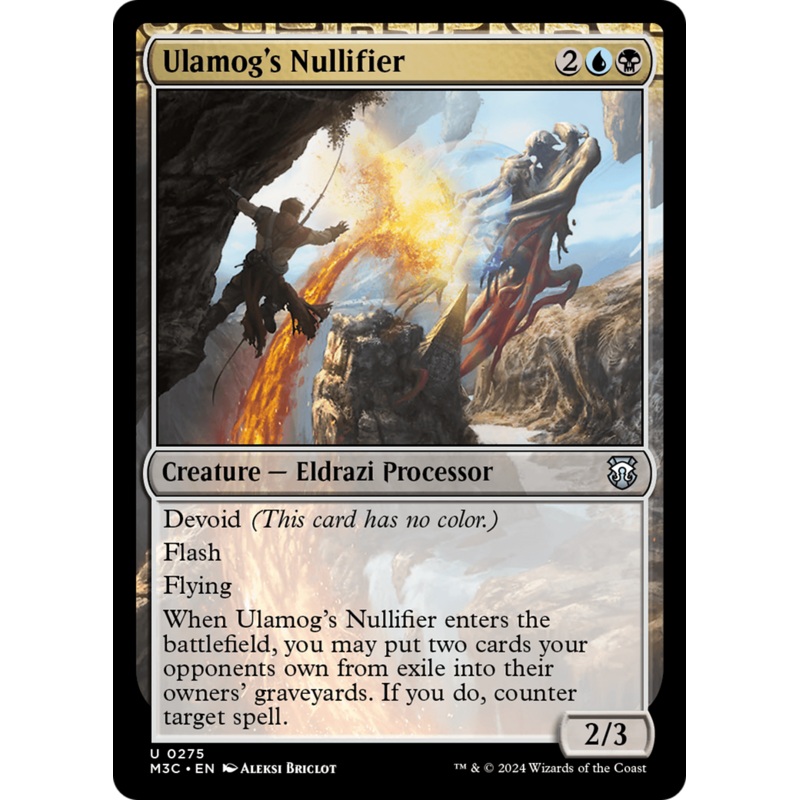 Ulamog's Nullifier (Ripple Foil) [Modern Horizons 3 Commander]
