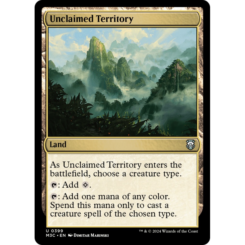 Unclaimed Territory (Ripple Foil) [Modern Horizons 3 Commander]