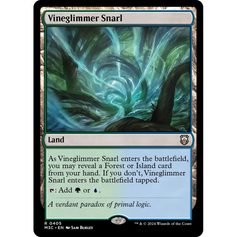 Vineglimmer Snarl (Ripple Foil) [Modern Horizons 3 Commander]