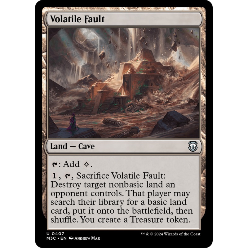Volatile Fault (Ripple Foil) [Modern Horizons 3 Commander]