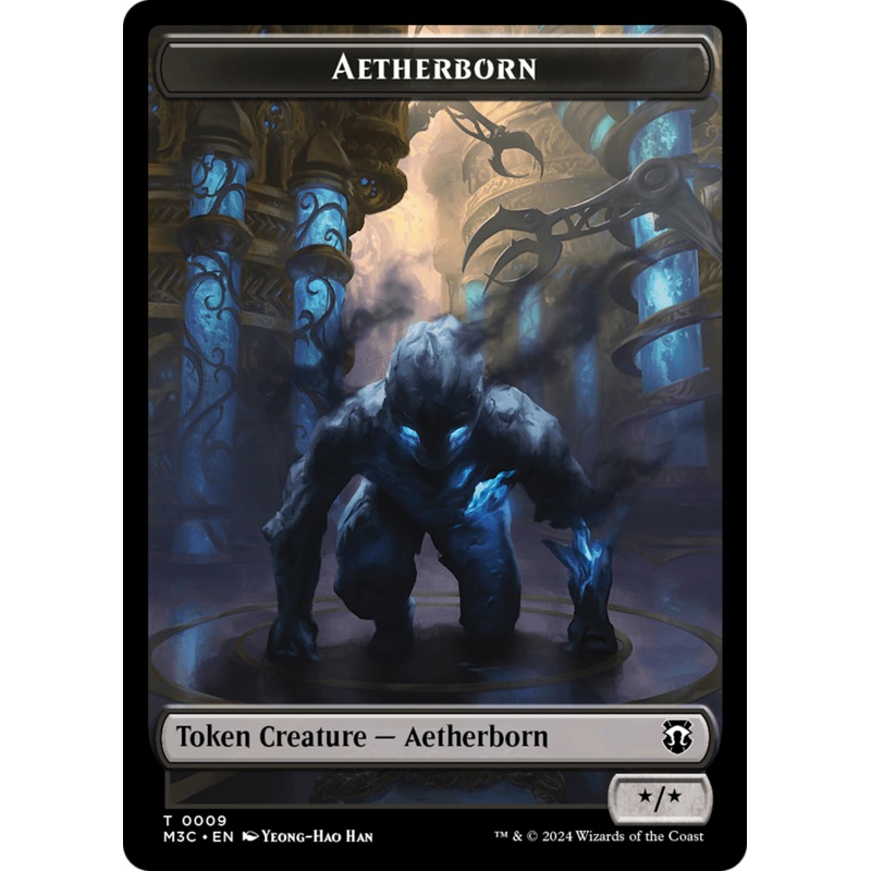 Aetherborn // Servo Double-Sided Token [Modern Horizons 3 Commander Tokens]