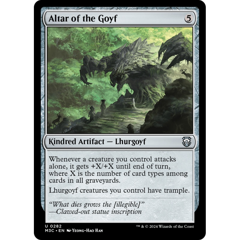 Altar of the Goyf (Ripple Foil) [Modern Horizons 3 Commander]