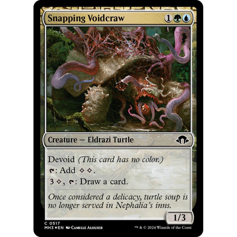 Snapping Voidcraw (Ripple Foil) [Modern Horizons 3]