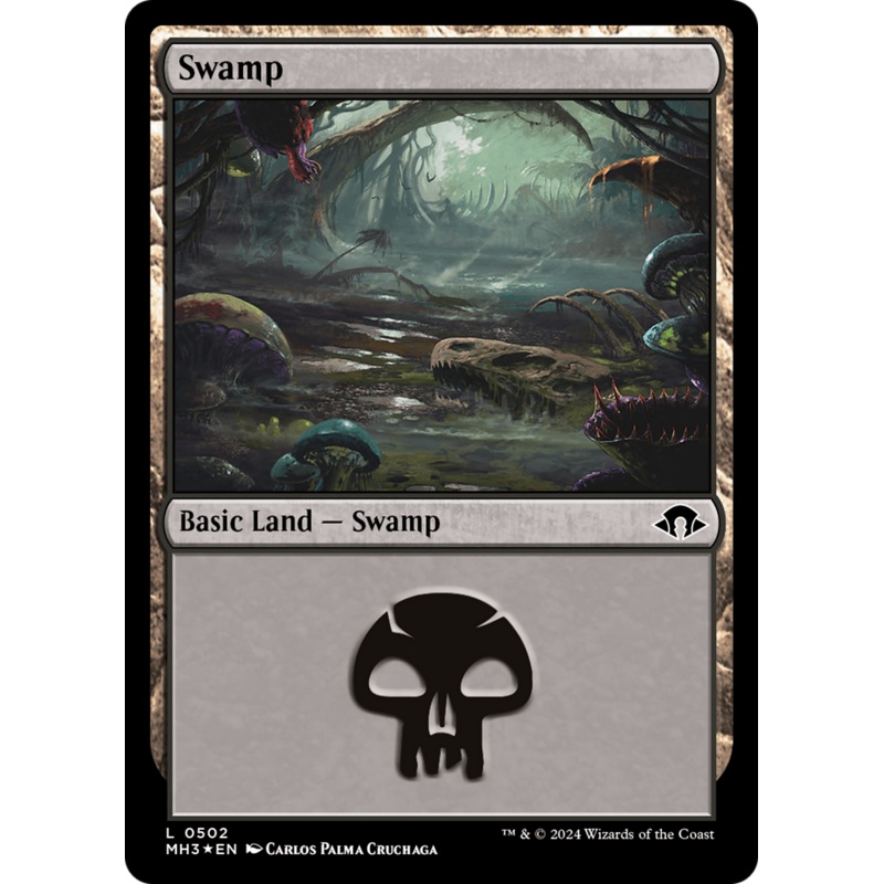 Swamp (0502) (Ripple Foil) [Modern Horizons 3]