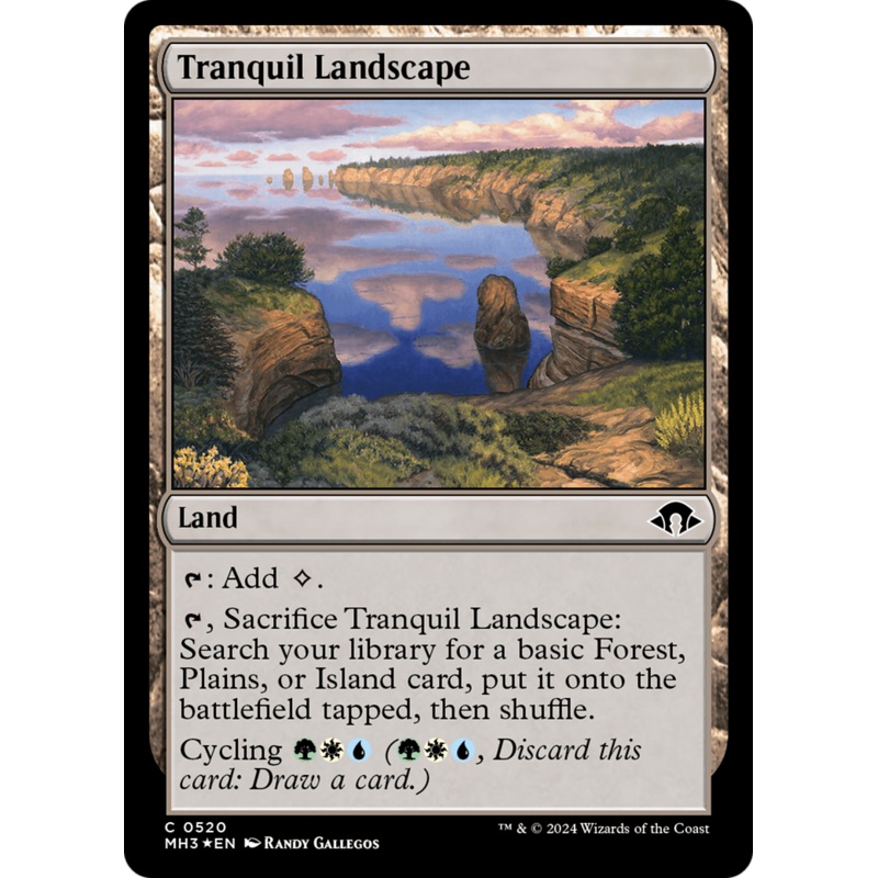 Tranquil Landscape (Ripple Foil) [Modern Horizons 3]