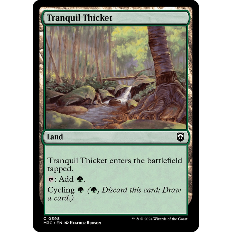 Tranquil Thicket (Ripple Foil) [Modern Horizons 3 Commander]