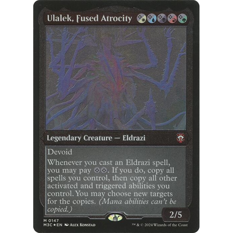 Ulalek, Fused Atrocity (Display Commander) [Modern Horizons 3 Commander]
