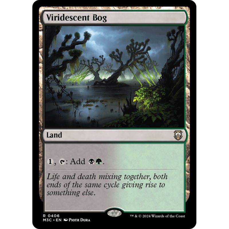 Viridescent Bog (Ripple Foil) [Modern Horizons 3 Commander]