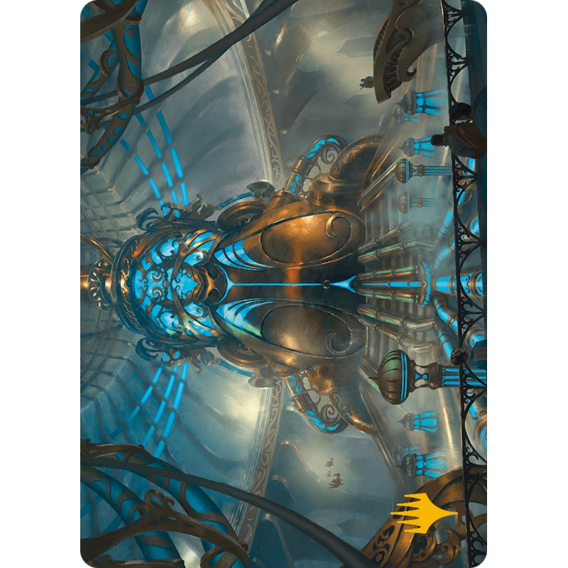 Aether Refinery Art Card (Gold-Stamped Planeswalker Symbol) [Modern Horizons 3 Art Series]