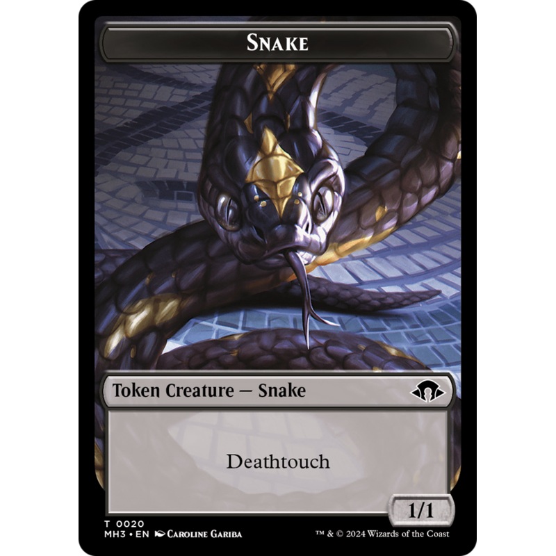 Snake Token [Modern Horizons 3 Tokens]