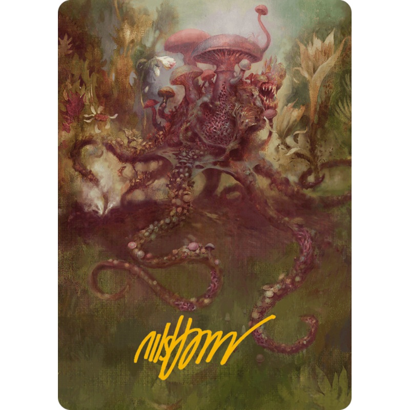 Sowing Mycospawn Art Card (Gold-Stamped Signature) [Modern Horizons 3 Art Series]