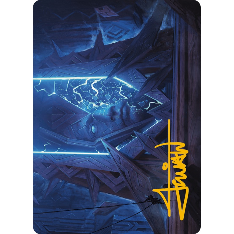 Stone Idol Generator Art Card (Gold-Stamped Signature) [Modern Horizons 3 Art Series]