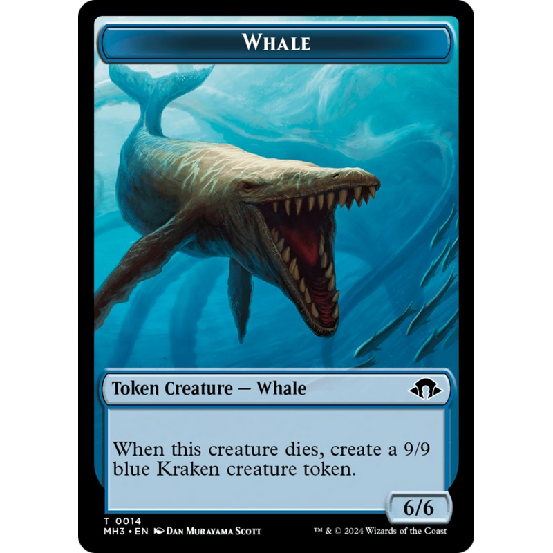 Whale // Energy Reserve Double-Sided Token [Modern Horizons 3 Tokens]