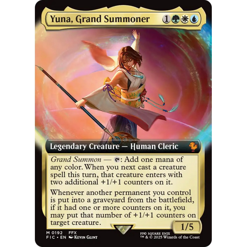 Yuna, Grand Summoner (Extended Art) [FINAL FANTASY Commander]