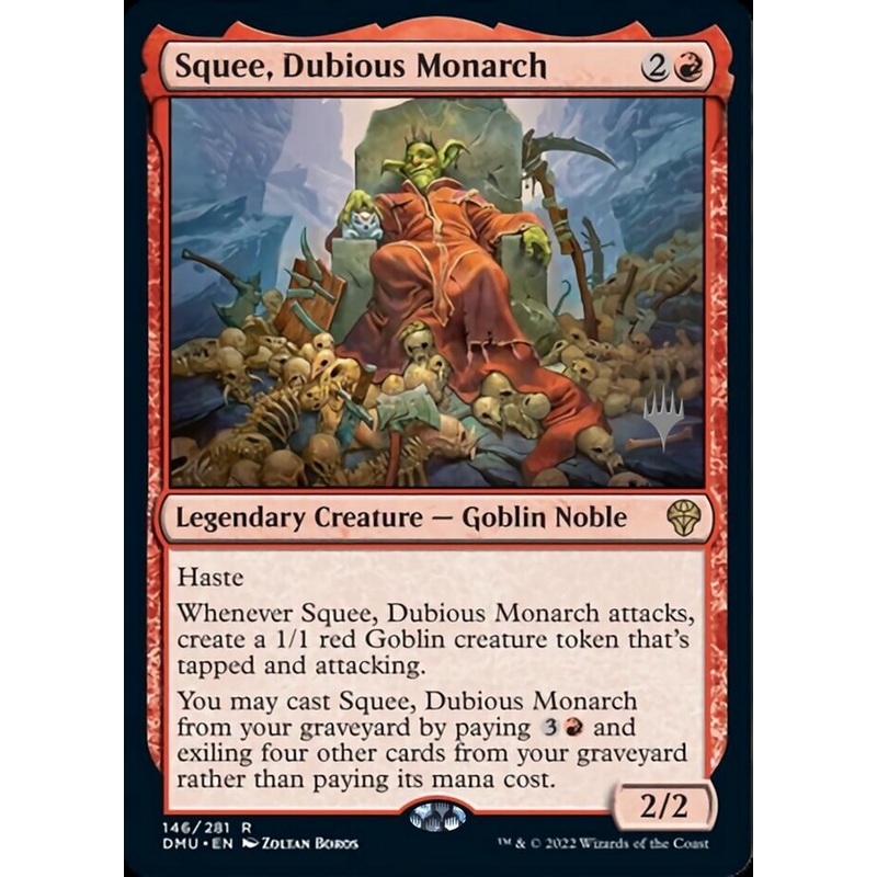 Squee, Dubious Monarch (Promo Pack) [Dominaria United Promos]