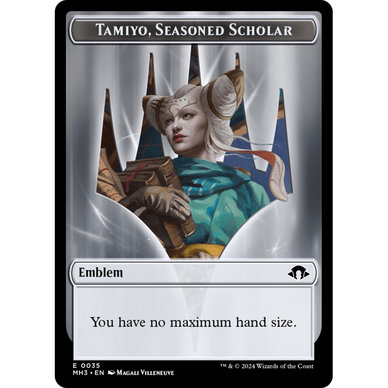 Tamiyo, Seasoned Scholar Token [Modern Horizons 3 Tokens]