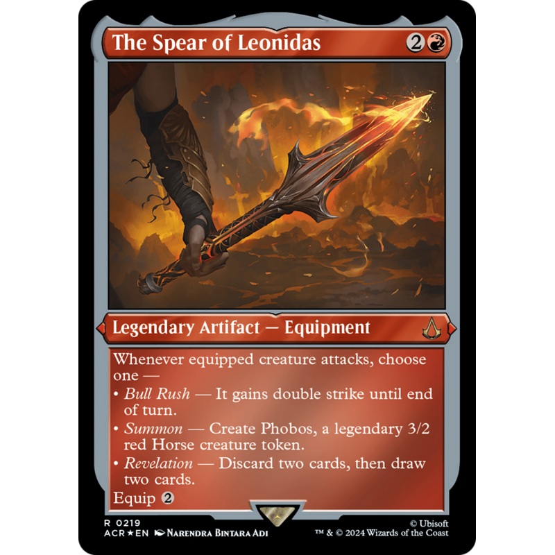The Spear of Leonidas (Foil Etched) [Assassin's Creed]
