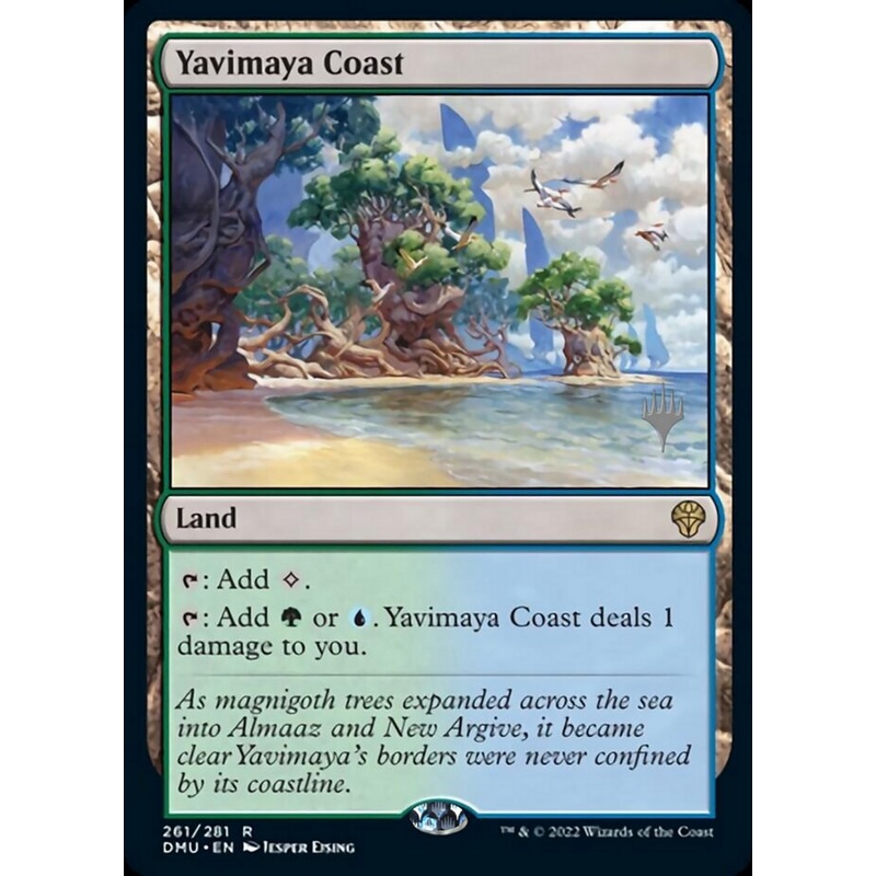 Yavimaya Coast (Promo Pack) [Dominaria United Promos]