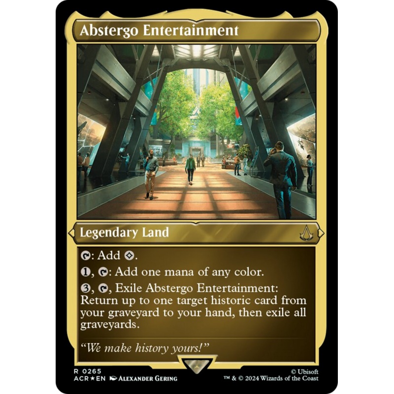 Abstergo Entertainment (Foil Etched) [Assassin's Creed]