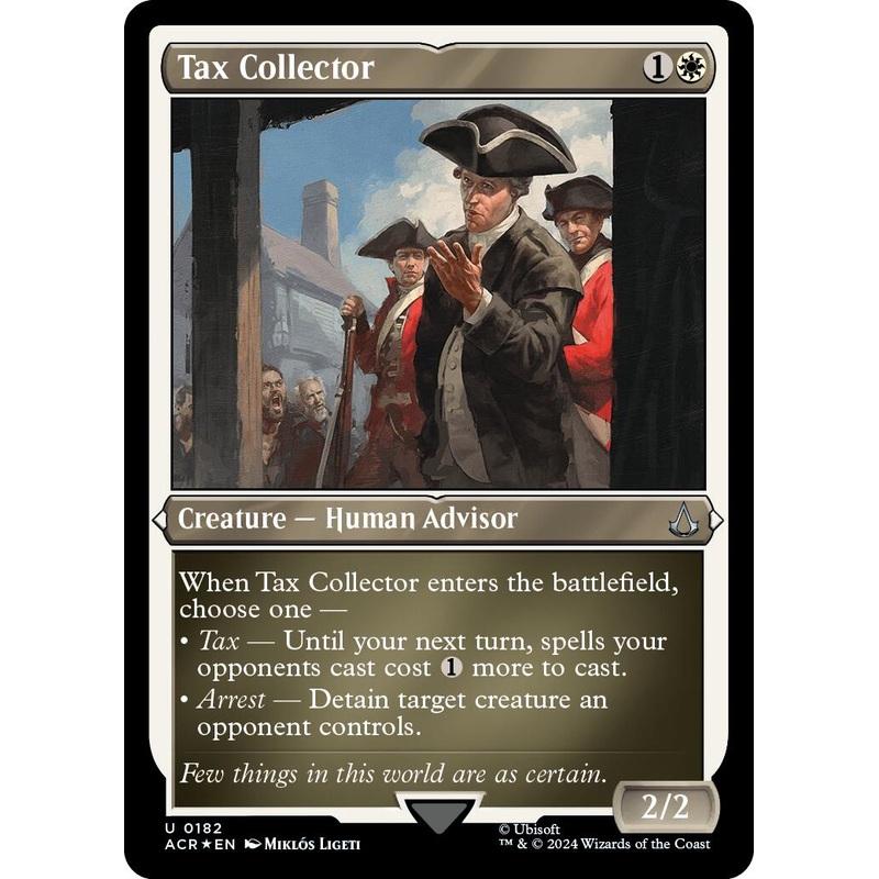 Tax Collector (Foil Etched) [Assassin's Creed]