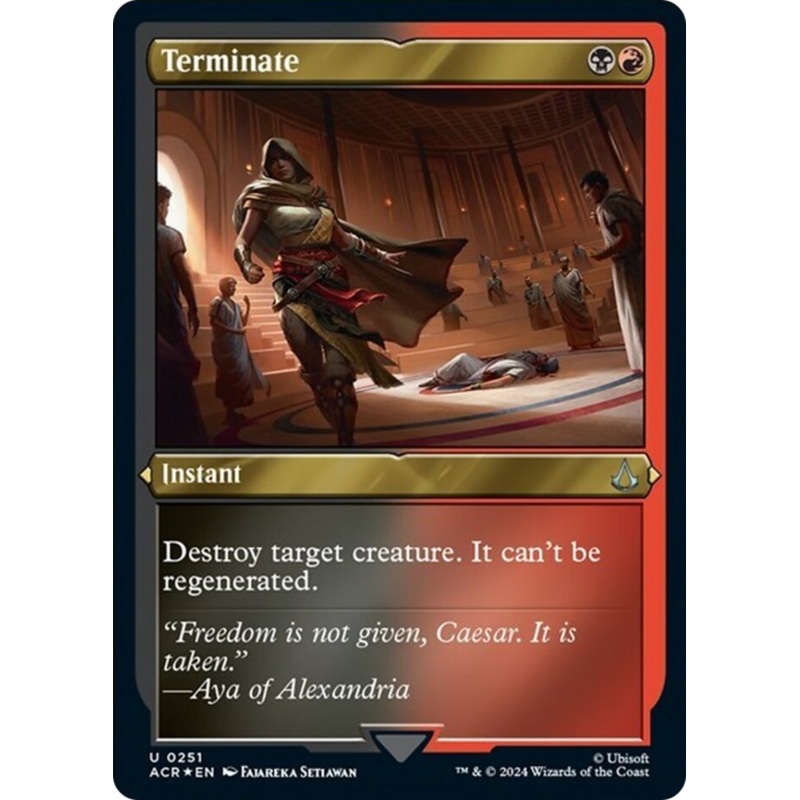 Terminate (Foil Etched) [Assassin's Creed]