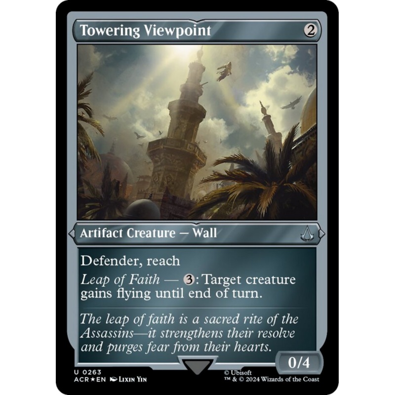 Towering Viewpoint (Foil Etched) [Assassin's Creed]
