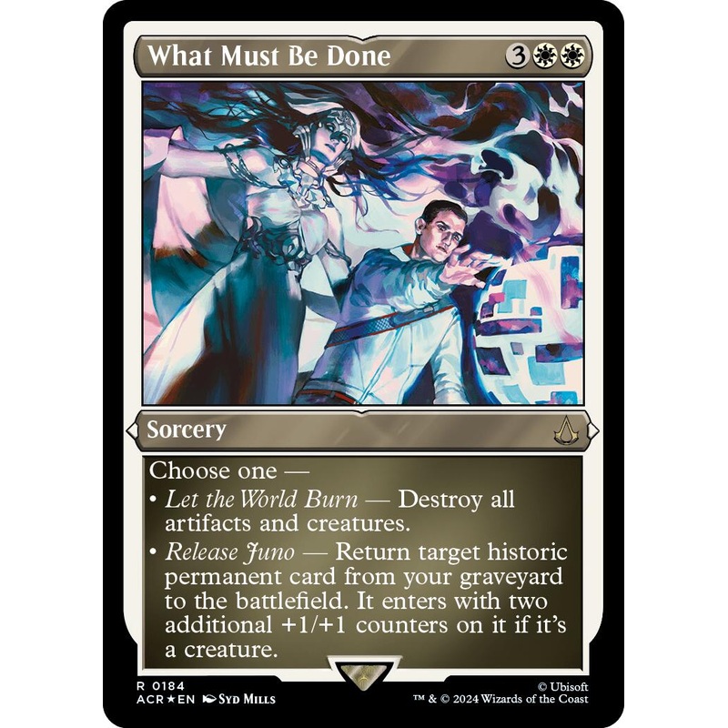 What Must Be Done (Foil Etched) [Assassin's Creed]