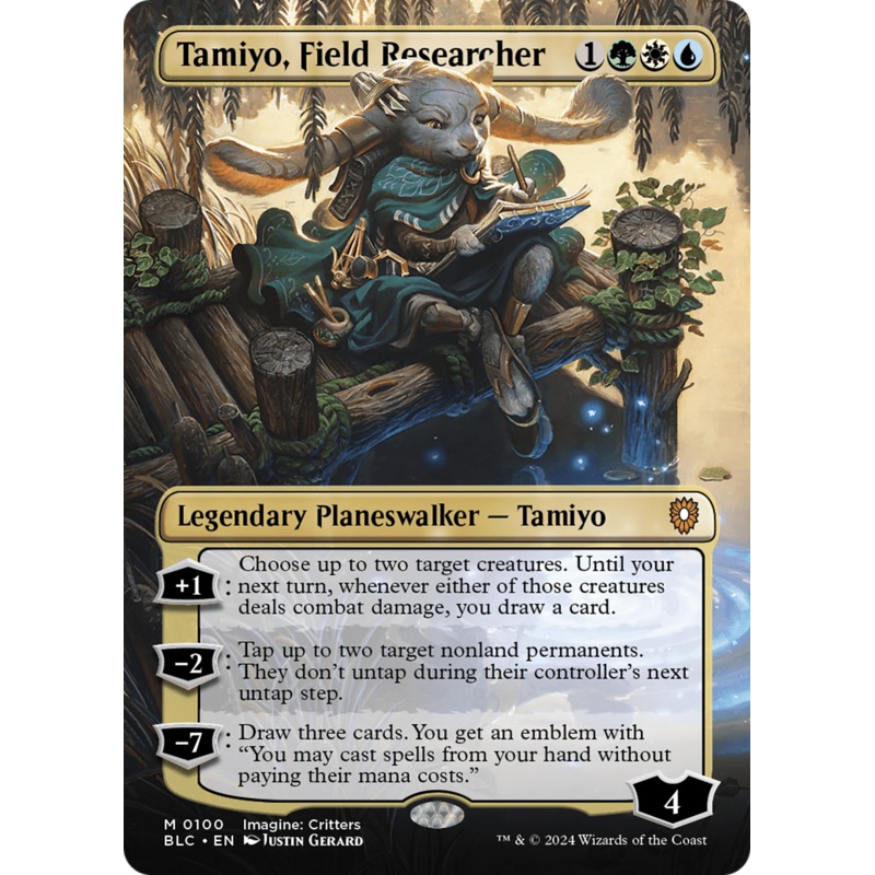 Tamiyo, Field Researcher (Borderless) [Bloomburrow Commander]