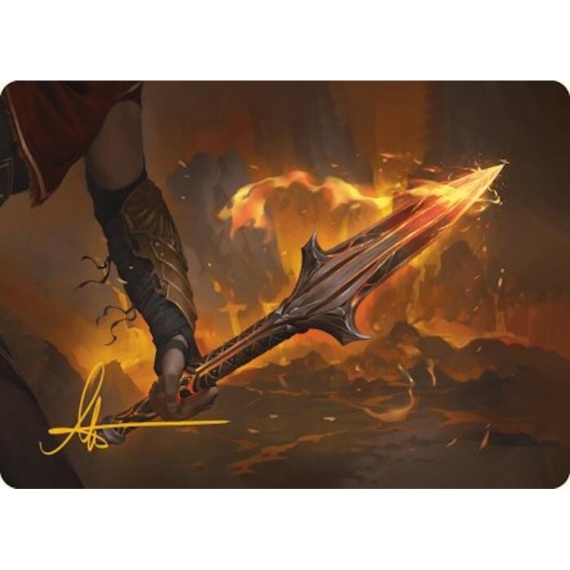 The Spear of Leonidas Art Card (Gold-Stamped Signature) [Assassin's Creed Art Series]