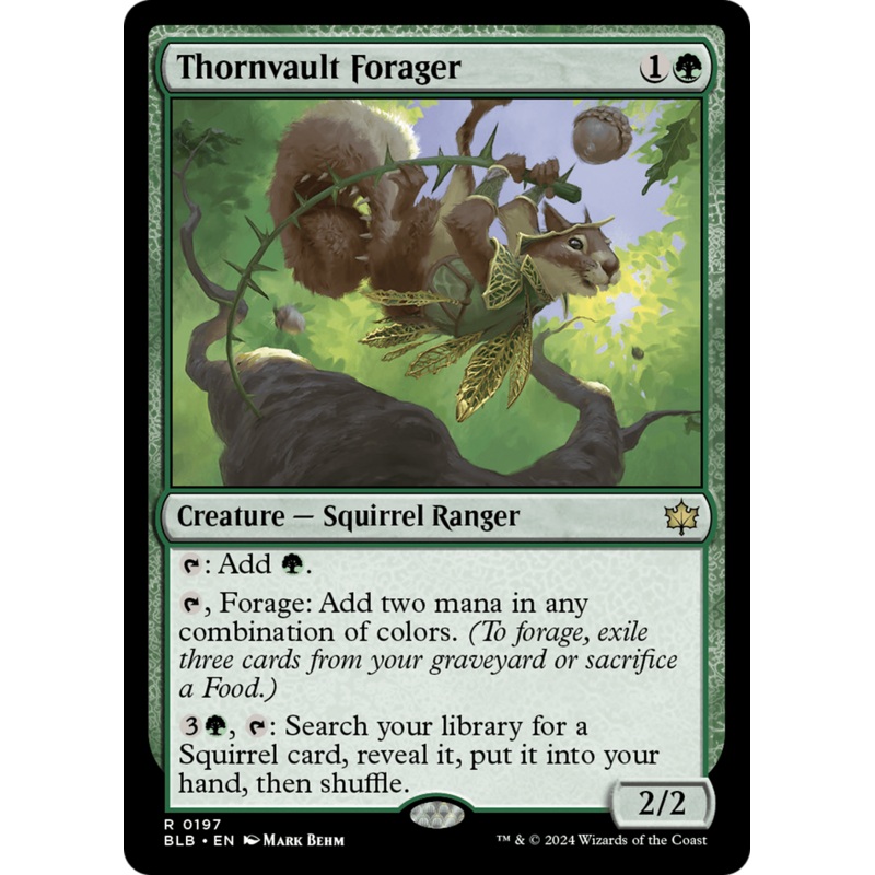 Thornvault Forager [Bloomburrow]