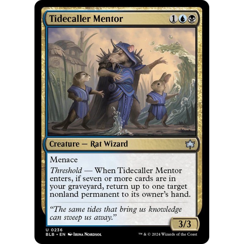 Tidecaller Mentor [Bloomburrow]
