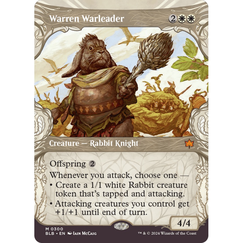 Warren Warleader (Showcase) [Bloomburrow]