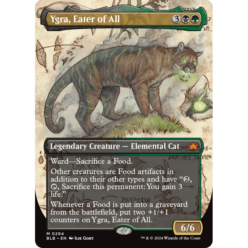 Ygra, Eater of All (Borderless) [Bloomburrow]